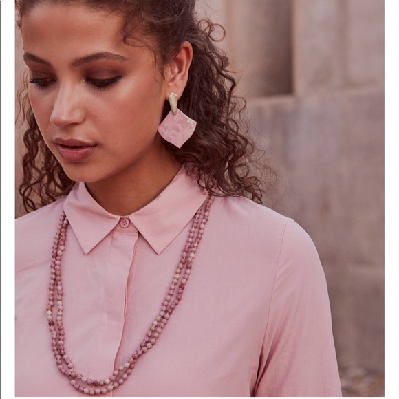 Kendra Scott Astoria drop earring in Teal Agate - Picture 6 of 10